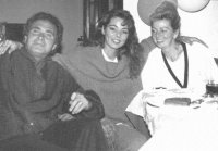 Сандра с отцом Робертом и матерью Карин